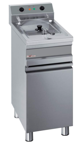 Friteuse électrique 1 cuve 14 litres sur coffre