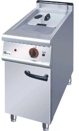 Friteuse electrique professionnelle sur coffre 1 cuve de 20 litres triphasé