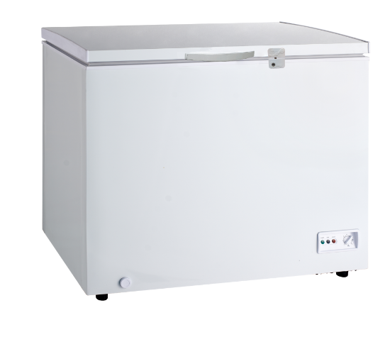 Congélateur bahut blanc couvercle basculant 435 litres