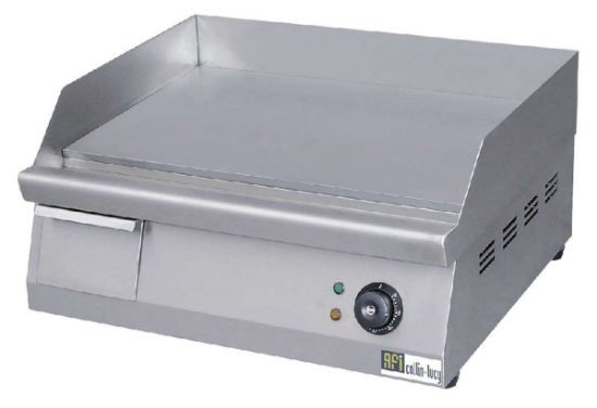 Plancha plaque lisse 1 Zone de Cuisson électrique professionnel