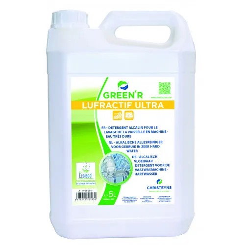 Détergent liquide lave verre/vaiselle 2 bidons de 5 litres