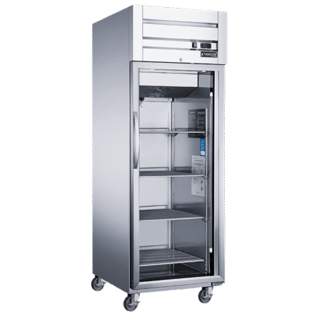 Armoire réfrigérée positive vitrée 1 porte professionnelle