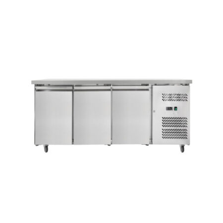 Table réfrigérée professionnelle 3 portes GN1/1 profondeur 700