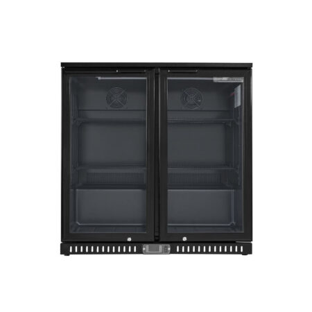 Arrière-bar réfrigéré professionnel 2 portes battantes