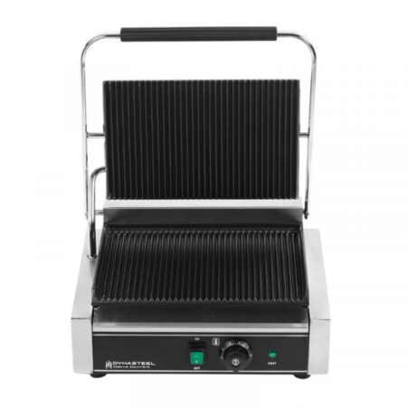 Grill panini professionnel grande surface plaques rainurées inox
