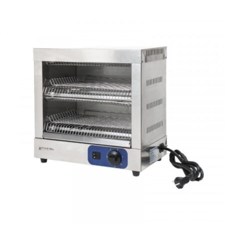 Toaster électrique professionnel 2 niveaux inox cuisine pro